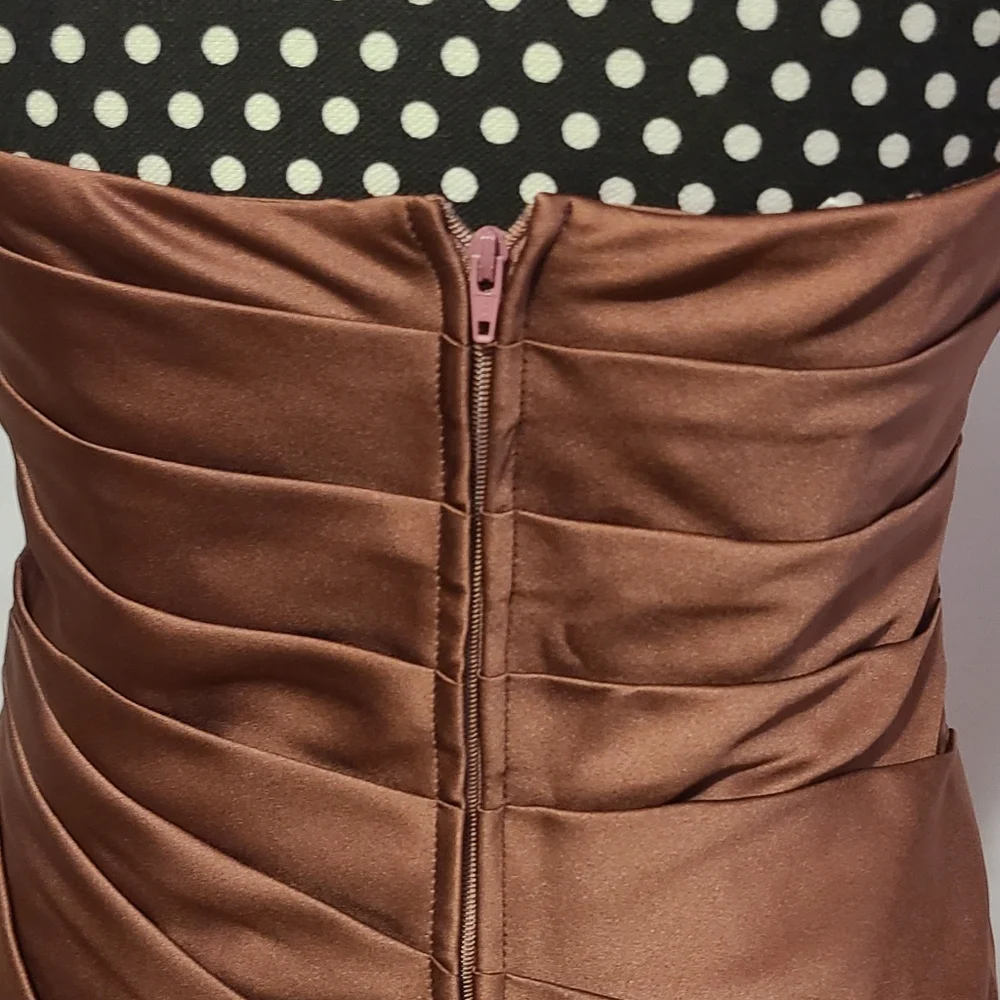 David's Bridal Rosewood Short Dress - Picture 9 of 10